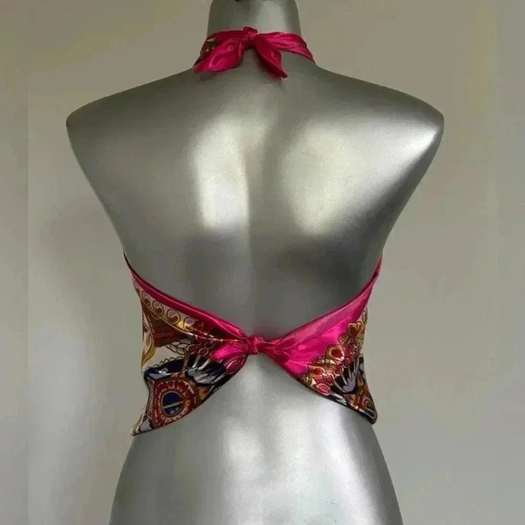 🆕Luxury Satin Scarf Top - Picture 3 of 11